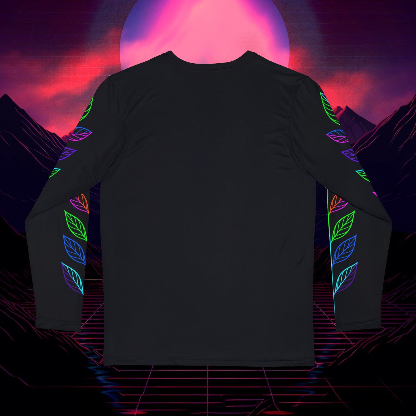NEON LEAVES - Long-sleeved T-Shirt